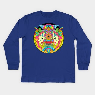 Where is my Mind? Kids Long Sleeve T-Shirt